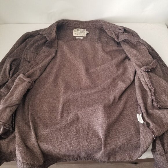 Grayers Cold Weather Mens XXL Brown Cotton Long Sleeve Button Up Shirt Jacket - Picture 12 of 16